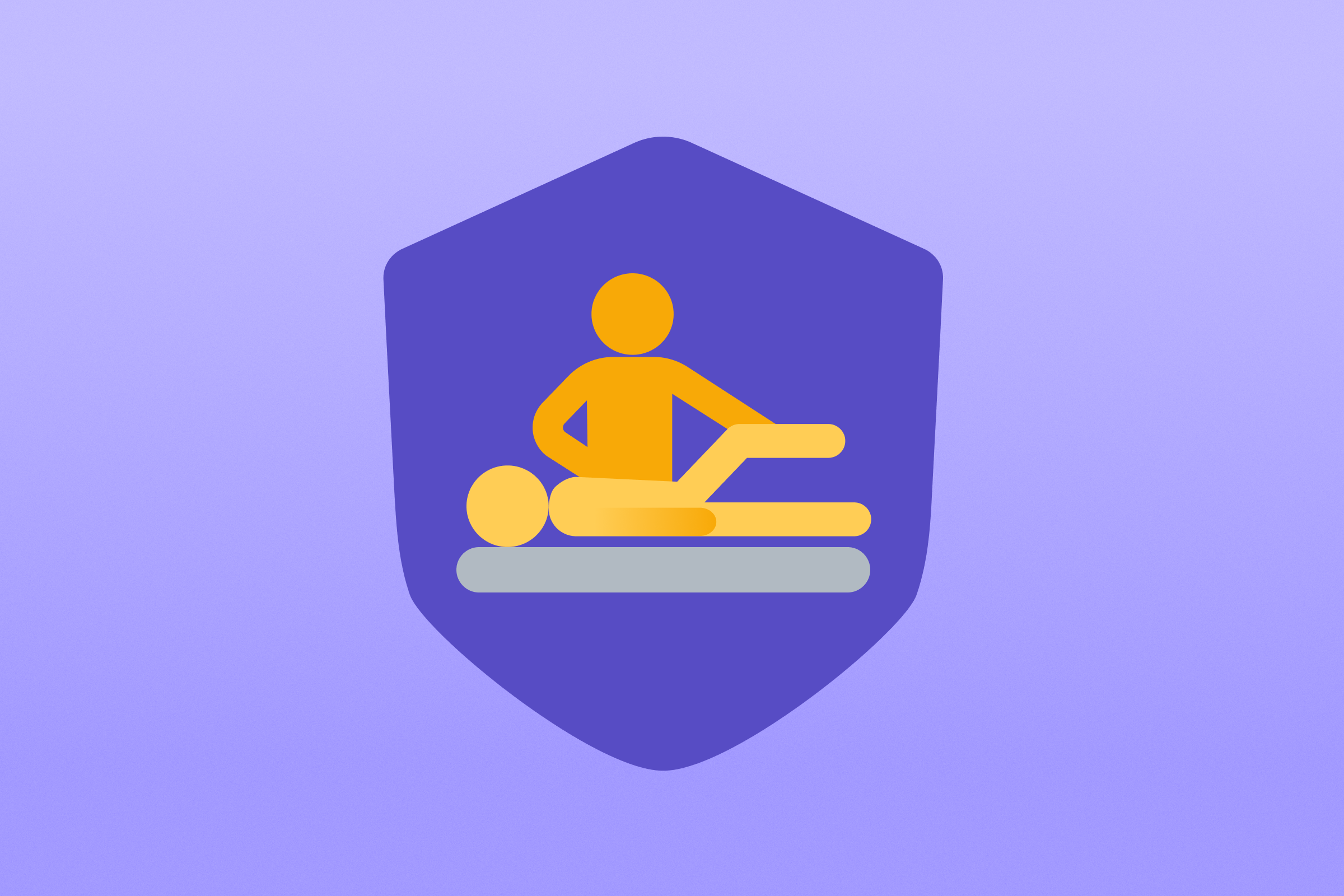 오십견 치료를 위해 물리치료를 받는 듯한 이미지